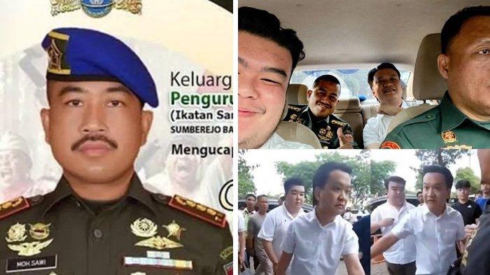 SOSOK Dirbindik Puspom TNI Kolonel Cpm Moh Sawi Ikut Jadi Sorotan, Satu Mobil dengan pengusaha hiburan malam di Surabaya, Ivan Sugianto, yang kini ditahan dan ditetapkan tersangka oleh Polrestabes Surabaya karena intimidasi siswa SMA dengan memaksa sujud dan menggonggong. (X)
