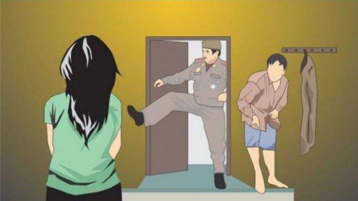 Kondisi Hakim Tepergok 'Ngamar' dengan Wanita Lain, Oknum dengan 2 Perempuan saat Digerebek Warga