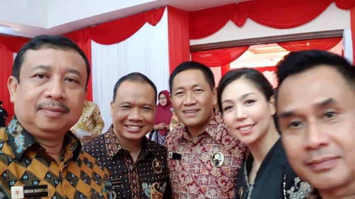 Marsekal Pertama Joko Yochanan (Dirdik Sesko TNI), Lina SE (MATAKIN), Marsekal Muda Donny Ermawan (Waka BAIS), Marsekal Pertama Supramono (Dirjianbang Akademi TNI) dan Marsekal Muda Imran Baidirus (Pangkoopsau I).