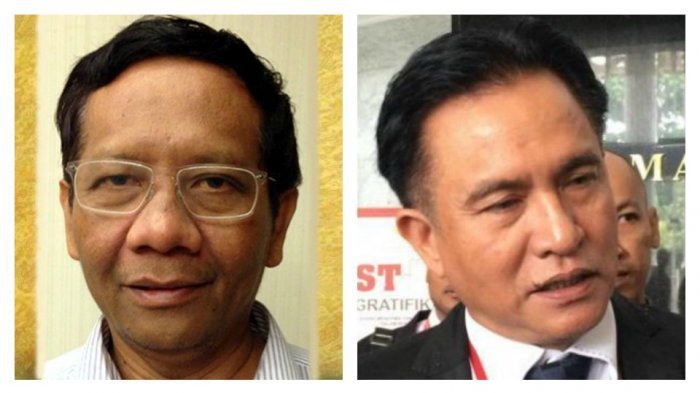 Mahfud MD dan Yusril Ihza Mahendra