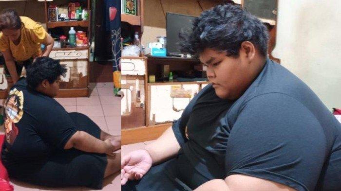 Ahmad Juwanto, remaja obesitas yang kini dirawat nenek di Cipayung, Jakarta, meminta bantuan pemerintah