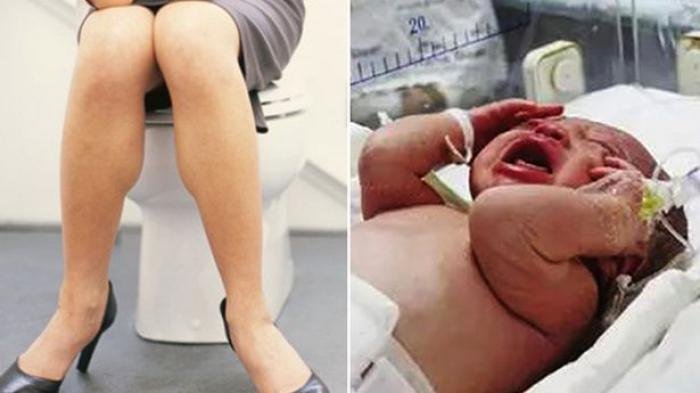 melahirkan di toilet