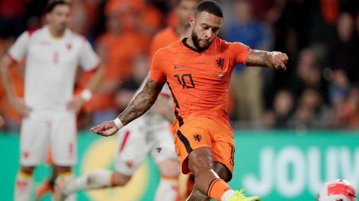 Belanda menang telak atas Montenegro skor 4-0 diajang kualifikasi Piala Dunia 2022