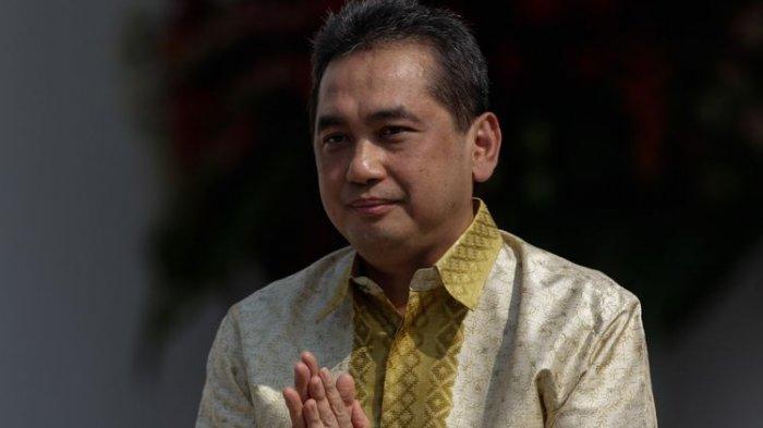 Menteri Perdagangan, Agus Suparmanto sebelum pelantikan menteri-menteri Kabinet Indonesia Maju di Istana Negara, Jakarta, Rabu (23/10/2019). Presiden RI Joko Widodo mengumumkan dan melantik Menteri-menteri Kabinet Indonesia Maju serta pejabat setingkat menteri.