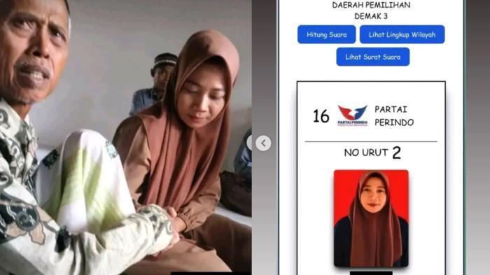 VIRAL MEDIA SOSIAL - Kolase Mad Zuhdi dan Siti Mualimah. Mad Zuhdi yang merupakan guru madrasah di demak dituntut ganti rugi oleh wali muridnya, Siti Mualimah sebesar 25 juta. Diketahui, Siti Mualimah merupakan mantan Calon Anggota Dewan Perwakilan Rakyat Daerah (DPRD) Kabupaten Demak dari Partai Perindo yang gagal masuk gedung parlemen dalam Pileg 2024.
