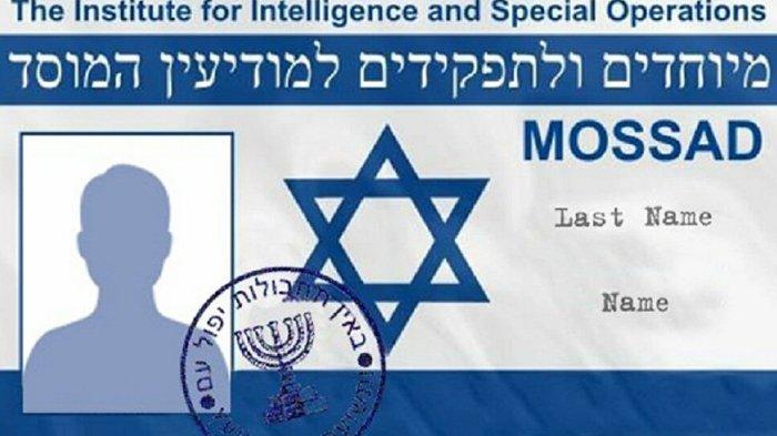 Kartu anggota agen intelijen Israel Mossad