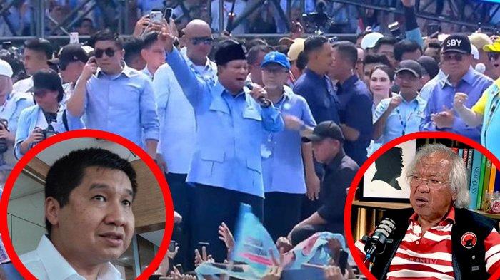 Dalam kata sambutannya sat kampanye akbar terakhir di GBK, Sabtu (10/2/2024), Prabowo Subianto tak menyebut nama Maruar Sirait dalam kata sambutannya. Padahal puluhan nama-nama tokoh dan relawan diebutkan Prabowo satu per satu, mulai dari ketua partai koalisnya, tokoh-tokoh, hingga relawan. Namun nama Maruarar Sirait tak ada disinggung Prabowo. (Istimewa)