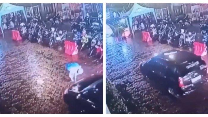 Seorang nenek dilindas mobil Avanza di sebuah parkiran di Palembang.