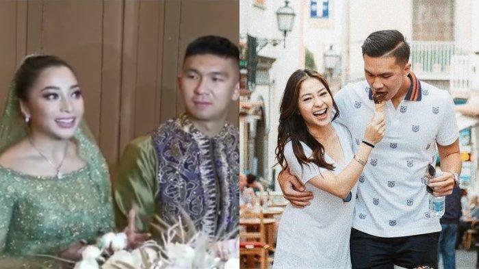Nikita Willy dan Indra Priawan saat press conference setelah acara lamaran