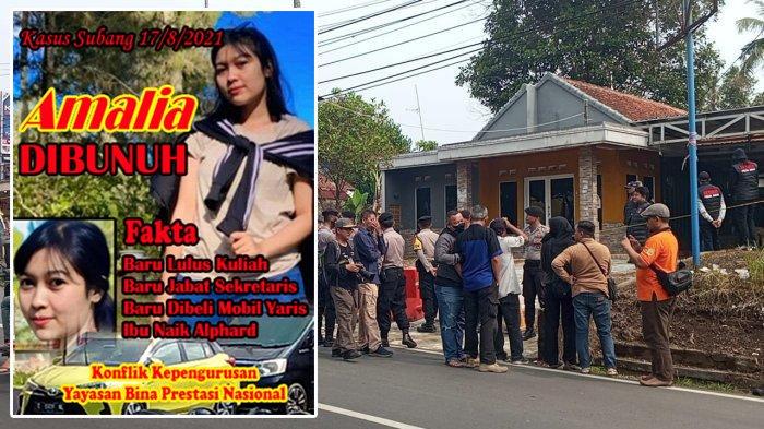 TIM MABES POLRI LAKUKAN OLAH TKP ULANG DI KASUS SUBANG: Suasana TKP Pembunuhan ibu dan anak di Subang mulai dipadati Warga untuk menyaksikan olah TKP ulang yang dilakukan Tim mabes polri dan Polda Jabar, Selasa (24/10/2023) pagi. (Tribun Jabar/ Ahya Nurdin/Tribun Medan)