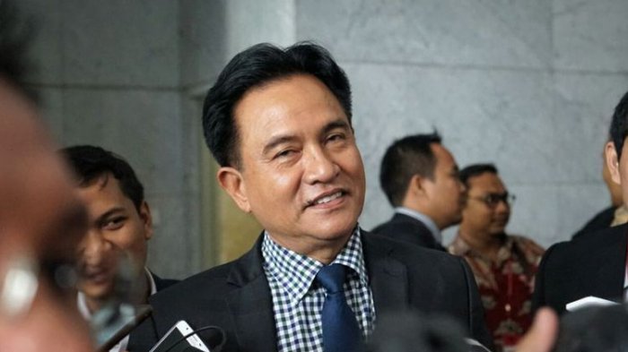 Pakar Hukum Tata Negara Yusril Ihza Mahendra saat ditemui di gedung MK, Jakarta Pusat, Selasa (24/10/2017).(KOMPAS.com/Kristian Erdianto)