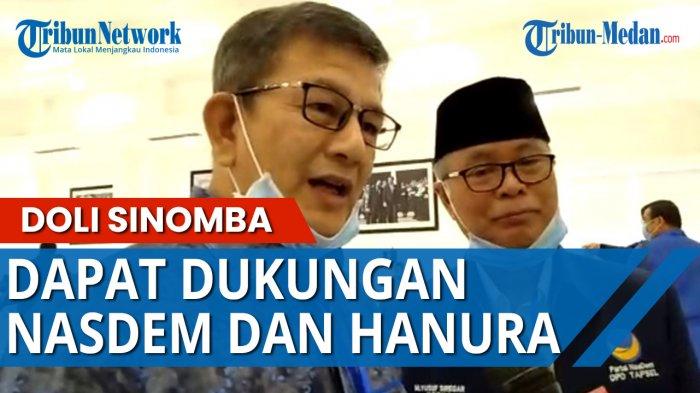 Paman Bobby Afif Nasution, Doli Sinomba Siregar berpasangan dengan M Yusuf Siregar di Pilkada Tapanuli Selatan (Tapsel) 2020.