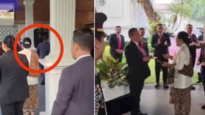 Pasukan Pengamanan Presiden (Paspampres) Presiden Joko Widodo (Jokowi) beri kejutan ke Ibu Negara, Iriana.