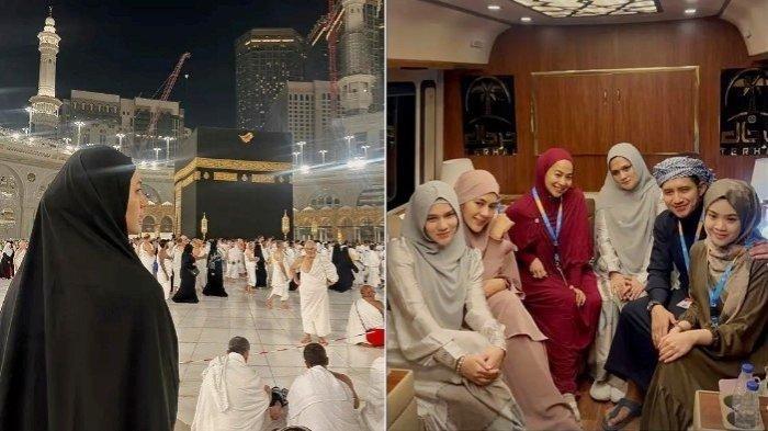 Paula Verhoeven berangkat umrah tanpa Baim Wong dan bersama rekan artis lainnya Feni Rose, Davina Karamoy, Chand Kelvin dan istri.