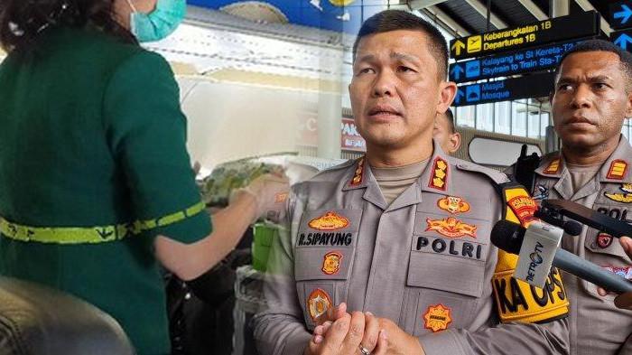 PELECEHAN DI PESAWAT: Seorang remaja perempuan berusia 17 tahun, penumpang maskapai penerbangan Citilink bernomor QG 9669 rute Denpasar-Jakarta, diduga menjadi korban pelecehan seksual pada Selasa (15/7/2025) dini hari. Terduga pelaku inisial IWM, usia 54 tahun, telah ditahan kepolisian dan ditetapkan sebagai tersangka. Hal itu disampaikan Kapolresta Bandara Soekarno-Hatta Kombes Ronald Sipayung, Rabu (16/7/2025). (Kolase Istimewa)