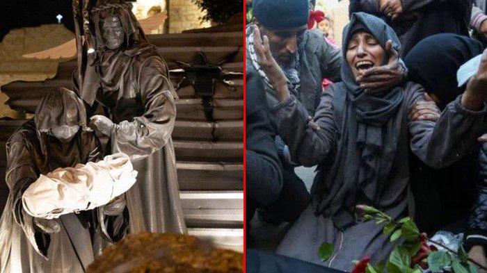 Perayaan Natal telah dibatalkan tahun ini dan ribuan wisatawan serta peziarah yang biasanya memenuhi Manger Square, Betlehem, tak terlihat. Di sisi lain militer Israel dilaporkan melakukan serangan udara ke kamp pengungsi Al-Maghazi di Gaza, Palestina. Hamas mengklaim serangan yang dilakukan Minggu (24/12/2023) kemarin itu menewaskan setidaknya 70 orang. Pihak Hamas melalui Juru Bicara Kementerian Kesehatan Gaza Ashraf Al-Qudra mengatakan jumlah tersebut akan bertambah karena banyaknya keluarga yang tinggal di area itu. (Aljazeera)