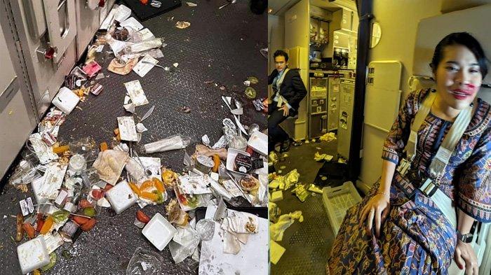 Viral di media sosial video detik-detik pesawat Singapore Airlines penerbangan London-Singapura mengalami turbulensi hebat pada Selasa (21/5/2024). Bahkan dalam peristiwa turbulensi ini dilaporkan satu orang meninggal dunia dan 30 lainnya luka-luka. (X@adarwis)