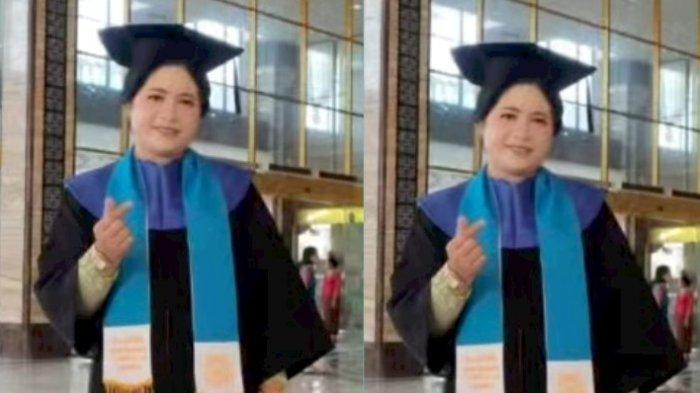 potret terakhir Rosmalina Br Pasaribu yang tewas bersama suami dan anak seusai hadiri wisuda.