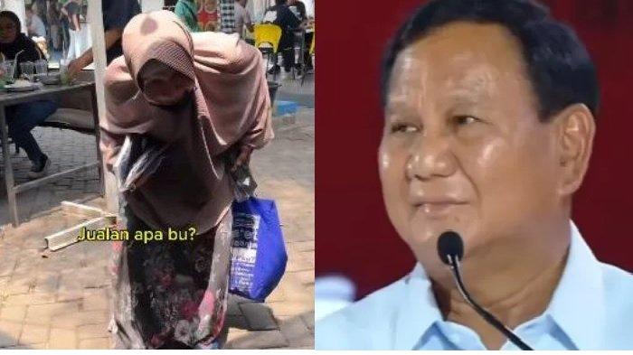 Seorang nenek bernama Siti (83) berjalan tertatih dengan tubuhnya yang sudah bongkok, menjual kaos kaki.