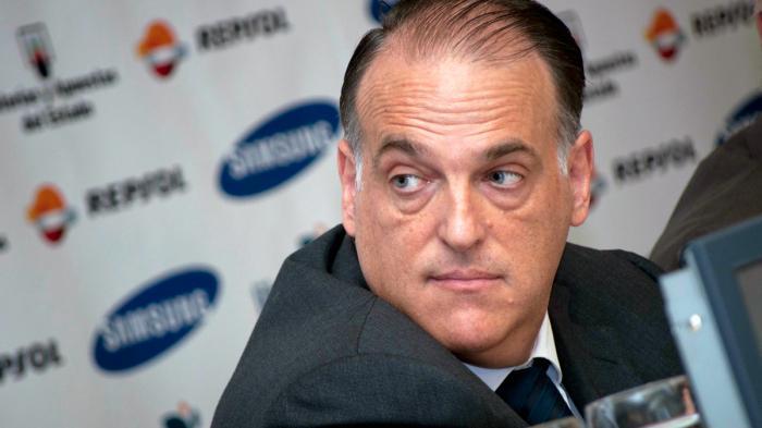 Presiden Liga Spanyol Javier Tebas.