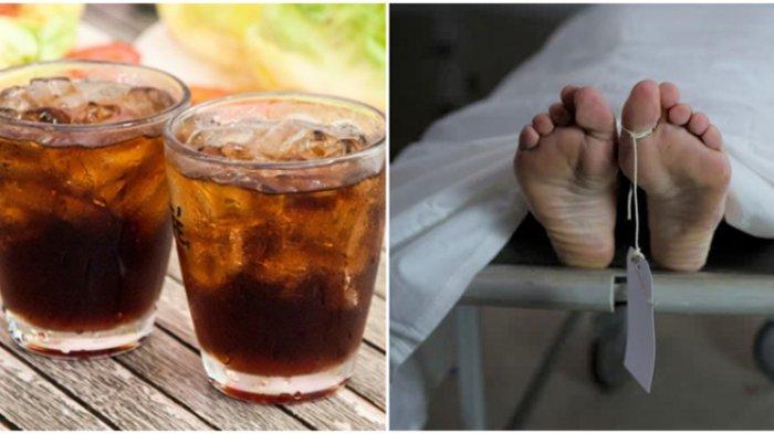 Ilustrasi seorang pria di China meninggal karena mengonsumsi minuman soda setiap hari.