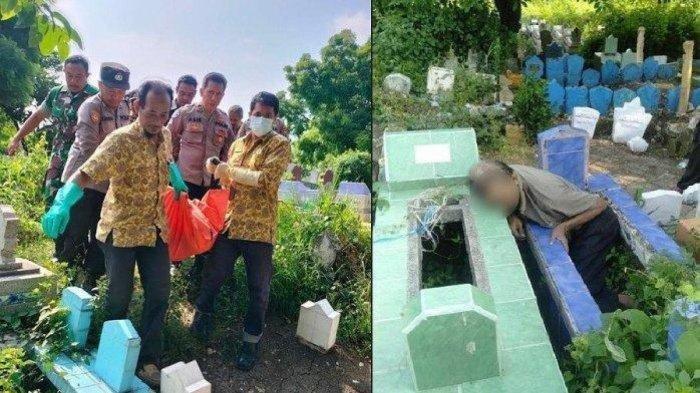 Sosok pria tua yang ditemukan meninggal dunia sambil memeluk kuburan orang tuanya terungkap. Ternyata sang pria tua punya jalan hidup memilukan.