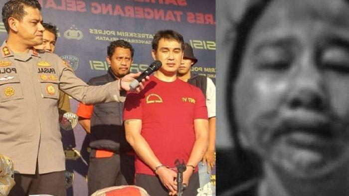Pria pengianaya istri hamil bernama Budyanto Jauhari (38) tersedu minta maaf.