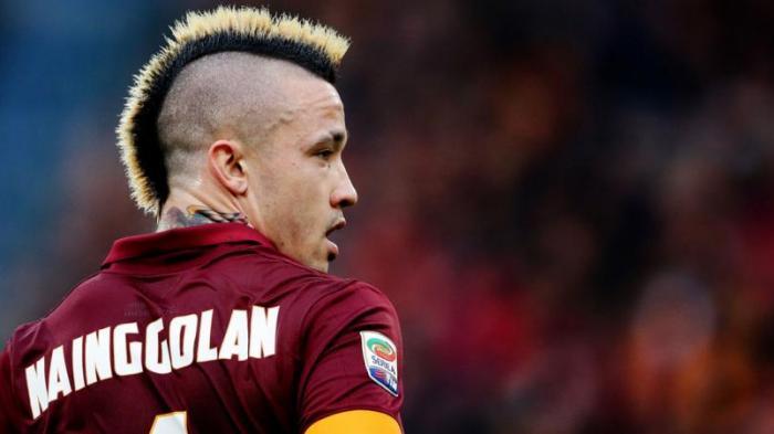 Gelandang AS Roma Radja Nainggolan