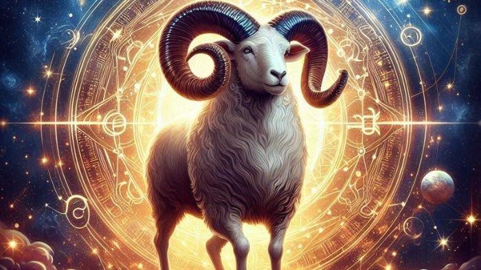 RAMALAN ZODIAK- Ilustrasi ini dibuat menggunakan aplikasi kecerdasan buatan atau AI, Selasa (18/2/2025). Dalam ramalan zodiak disebutkan bahwa Aries bakal mendapatkan keberuntungan.