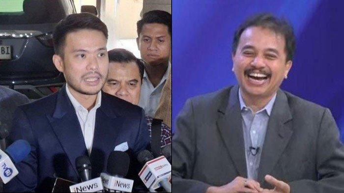 TERTAWA - Pernyataan Yakup Hasibuan yang menyatakan negara bisa chaos jika ijazah asli Jokowi ditunjukkan ke hadapan publik, membuat Roy Suryo hanya bisa tertawa.