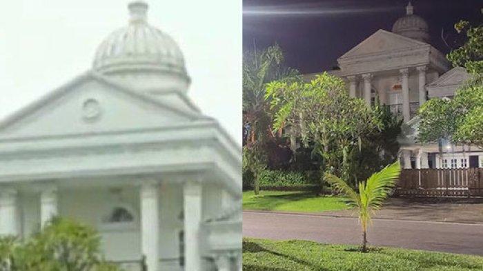 Penampakan Rumah Mewah Milik Kepala Bea Cukai Makassar Andhi Pramono di perumahan Legenda Wisata, kawasan Cibubur, Desa Nagrak, Kecamatan Gunung Putri, Kabupaten Bogor, Jawa Barat.