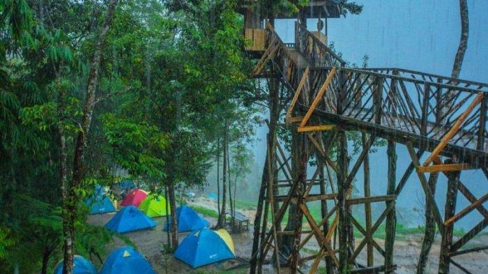 RUMAH Pohon Habitat yang berada di Desa Pamah, Kecamatan Semilir, Kabupaten Langkat, Sumut.