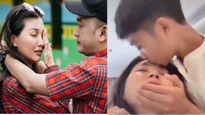 Sarwendah menangis diusap Ruben Onsu