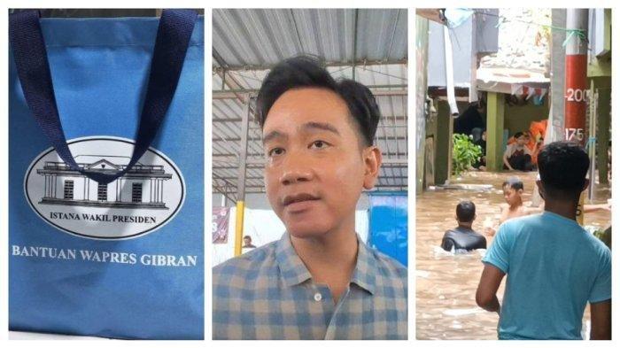 Bantuan sembako dari Wapres Gibran dan kondisi banjir di Kampung Melayu
