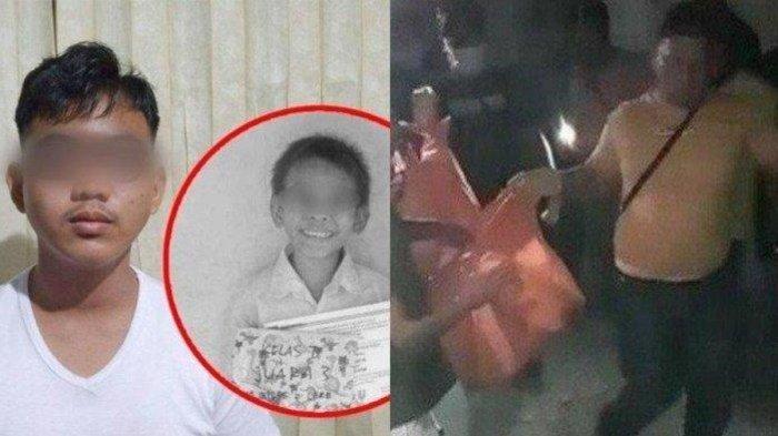 Aksi keji dilakukan remaja berinisial MFM(16) membunuh bocah SD berinisial AR(8) di Palu, Sulawesi Tengah. Akui cekik dan tinggalkan korban.