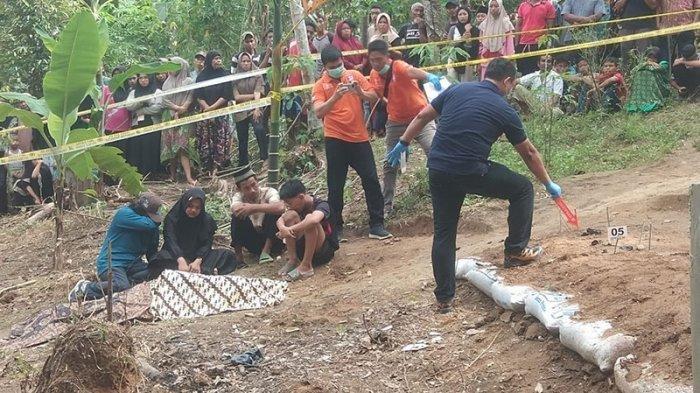 Jasad istri yang dibakar suaminya sendiri di Aceh Tamiang.