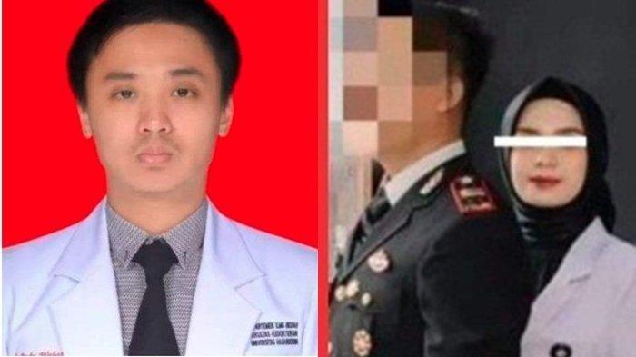 tampang Andy Wahab atau AW, mahasiswa yang jadi selingkuhan istri polisi Karina Dinda Lestari.