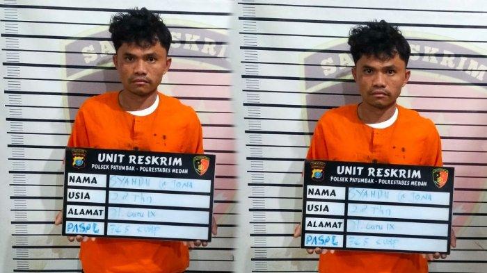 Polsek Patumbak berhasil tangkap pelaku jambret Hp di angkot, di kawasan Fly over Amplas, Rabu (6/12/2023) kemarin.