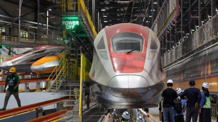 KERETA CEPAT JAKARTA BANDUNG - Tarif Ongkos dan Jadwal Operasional Kereta Cepat Jakarta Bandung (KCJB) dibocorkan Menteri Perhubungan, Budi Karya Sumadi. Ia mengungkapkan bahwa tarif perjalanan Kereta Cepat Jakarta Bandung berkisar antara Rp 250 ribu hingga Rp 350 ribu per penumpang tanpa subsidi. Hal itu ungkap Budi Karya saat mendampingi Menteri Koordinator Maritim dan Investasi (Menko Marves) Luhut Binsar Pandjaitan di Stasiun Tegalluar, Kamis (22/6/2023). (kolase tribun-medan.com)