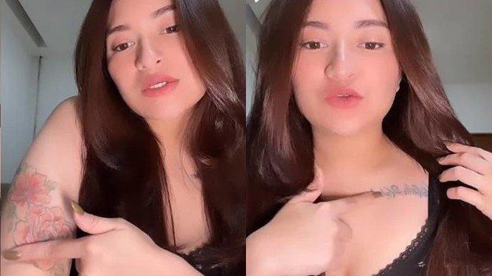 Nathalie Holscher memiliki beberapa tato di bagian tubuhnya untuk menghapus butuh beberapa kali dan untuk sekali saja sudah sakit.