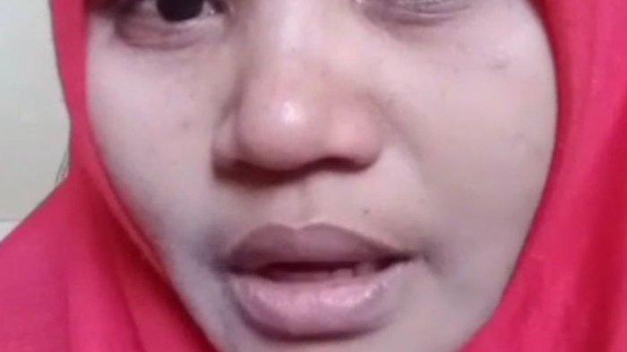 Seorang TKW Arab Saudi asal Kabupaten Bekasi, Jawa Barat, nangis-nangis minta tolong agar dapat dipulangkan ke Indonesia. (HO)