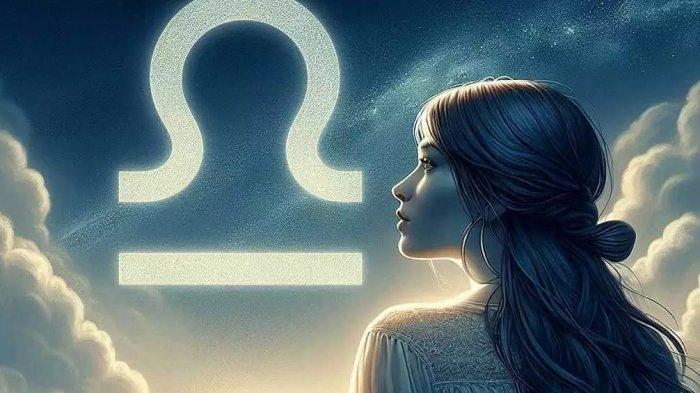 Ilustrasi zodiak Libra