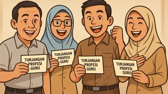 PENCAIRAN TPG- Ilustrasi penyaluran tunjangan profesi guru atau pencairan TPG Triwulan II yang berlangsung pada Juni 2025.