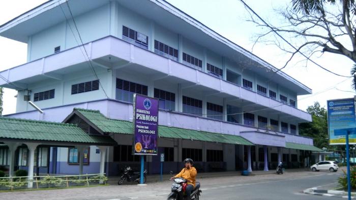 Gedung Fakultas Psikologi Universitas Medan Area.
