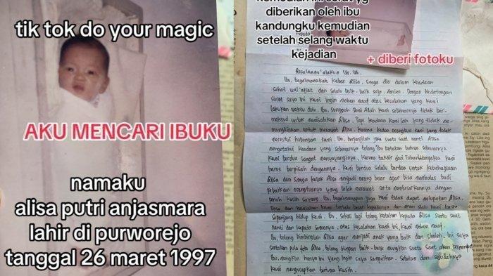 26 tahun terpisah, Alisa Putri Anjasmara kini mencari keberadaan ibu kandungnya. Ia dulu ditinggalkan saat masih bayi dan dititip ke rumah sakit.