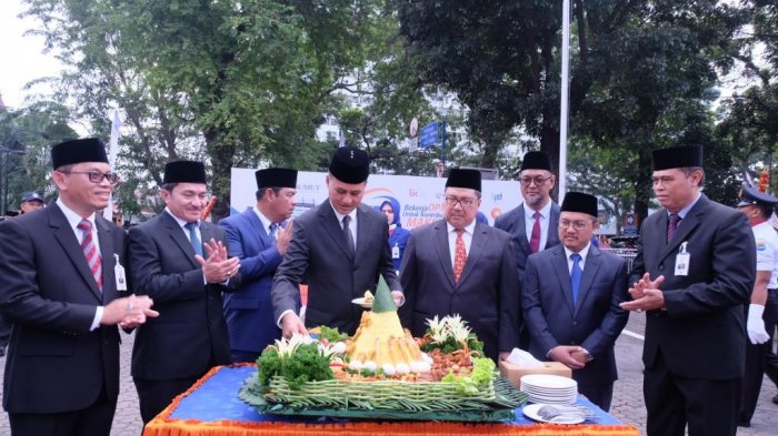 Wagub Musa Rajeckshah Pimpin Upacara Ulang Tahun Bank Sumut ke 57 Tahun ...