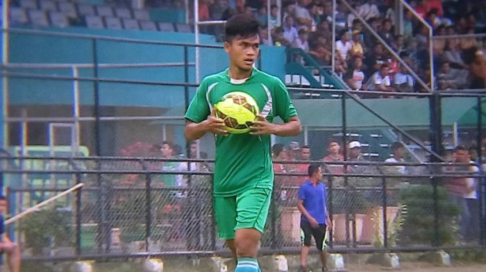 Wiganda Pradika saat membela PSMS Medan