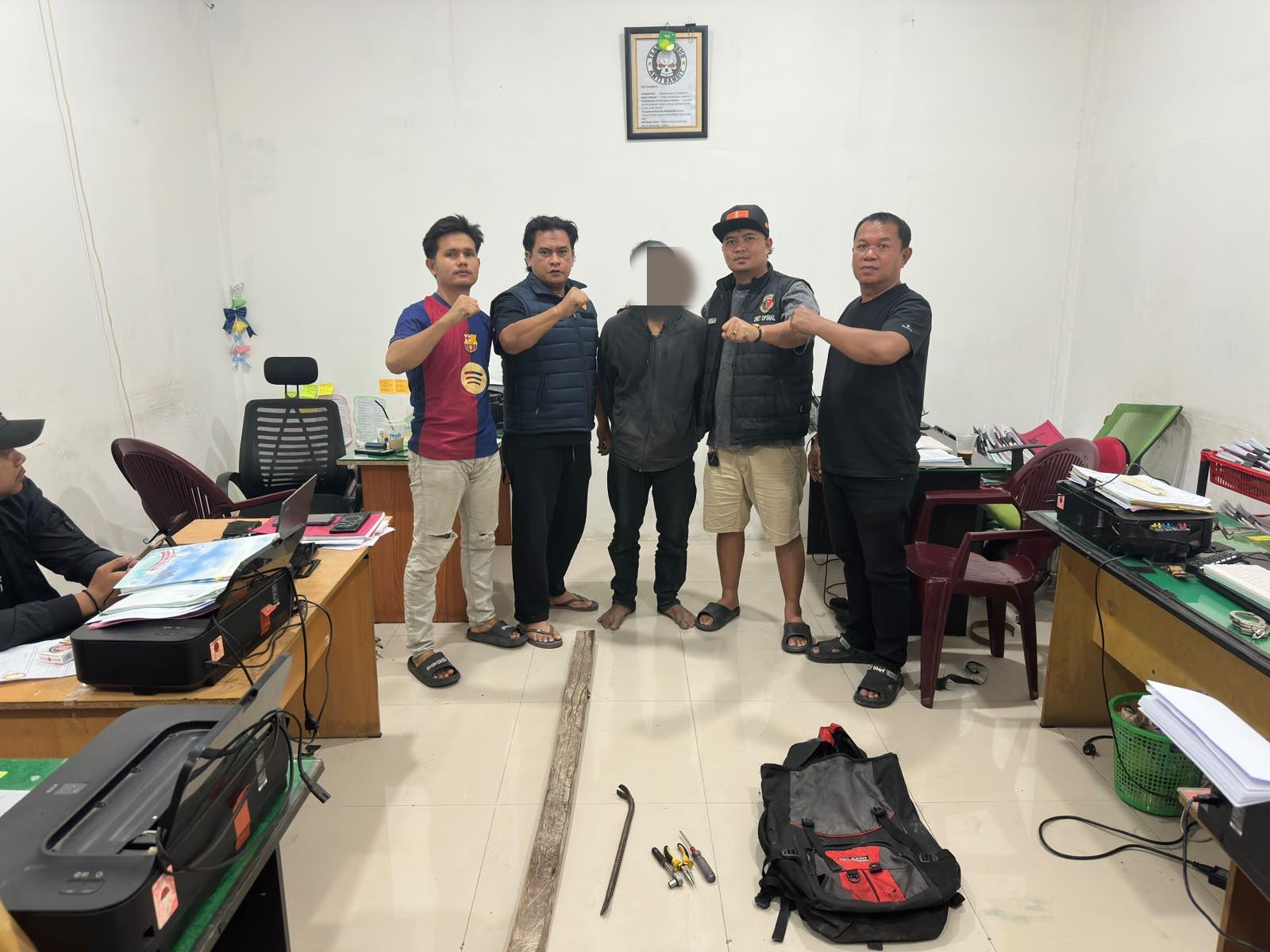 Aksi Mahasiswa Asahan Jebol Plafon Rumah Berakhir Tak Berkutik