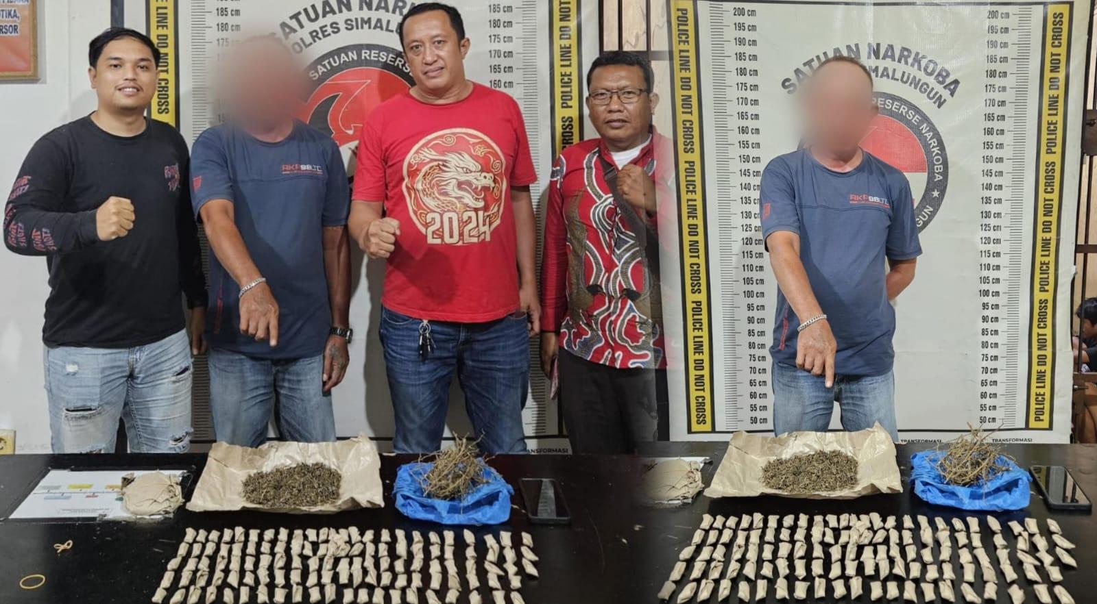 Buruh 46 Tahun Dicokok di Simalungun, 114 Paket Ganja Disita Polisi