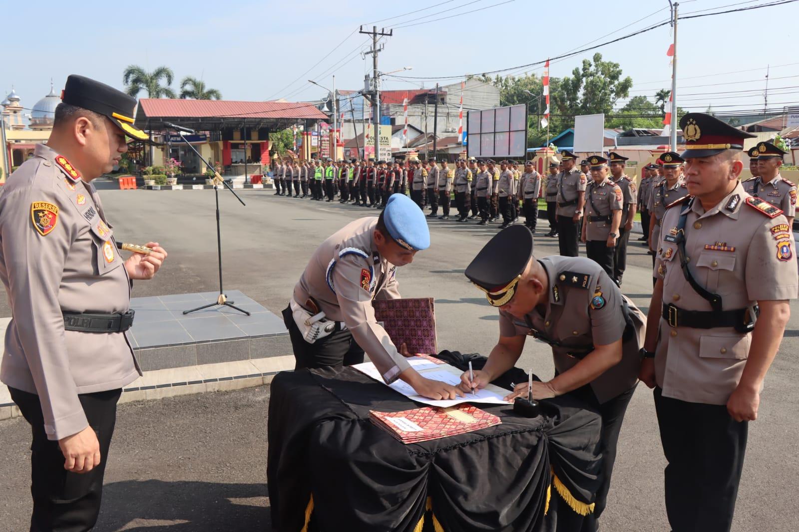 Update Terbaru Susunan Pejabat Utama di Polresta Deli Serdang - Tribun-medan.com